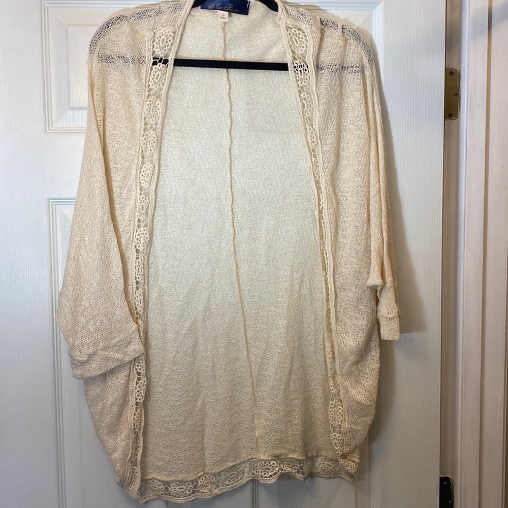 Cream cardigan